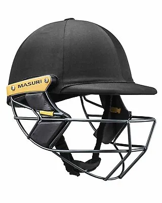 Masuri T Line Stainless Steel Wicket Keeping Helmet - Black - Senior • $149.30