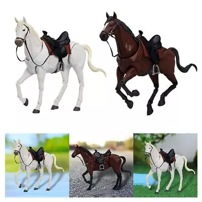 1/12 Scale Horse Figure Model 1:12 Scale Animal Figurine DIY Scene Decor • $24.66