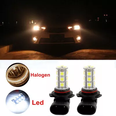 2x HB3 9005 18SMD HID White  LED Car DRL Fog Driving HeadLight Bulb Lamp 12v • $7.29