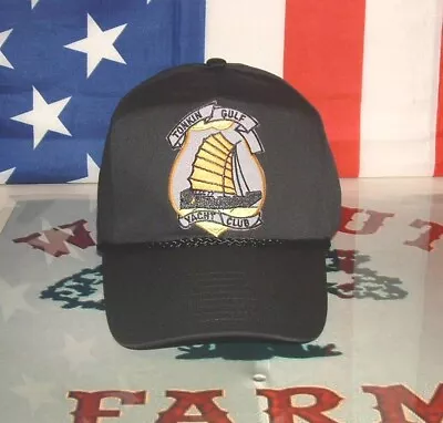 Tonkin Gulf Yacht Club US Navy Vietnam Veteran Emblematic Trucker Style Hat. • $15