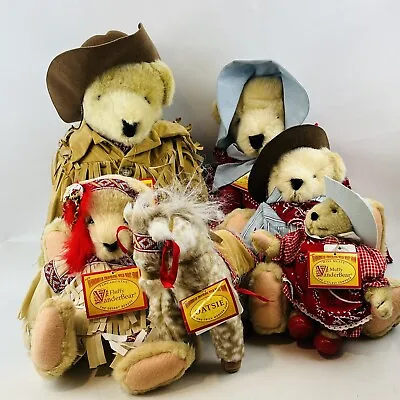 Vanderbear Wild West Rodeo Cornelius Alice Fuzzy Fluffy Muffy Oatsie 6 Plush Lot • $249.99