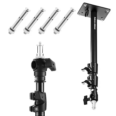 Light Stand Boom Arm Ceiling Wall Mount 103cm Extendable For Studio Projector • £23.59