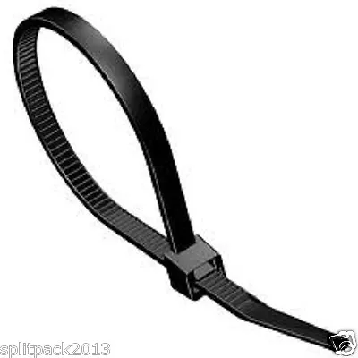 Large Heavy Duty Nylon Cable Ties 370mm Long And 7.6mm Wide In Black Or White • £2.96