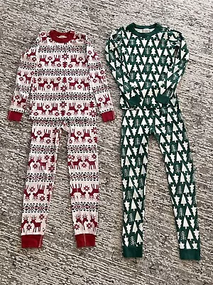 GUC Hanna Andersson Organic Cotton Unisex Christmas Pajamas Size 10 • $25