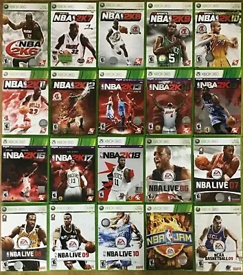 Basketball Games (Microsoft Xbox 360)  TESTED NBA NCAA • $13.99