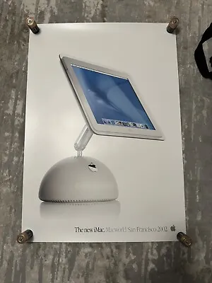 Vintage Apple Computer IMac MacWorld San Francisco Launch Poster • $75