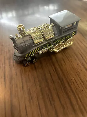 Hot Wheels Mattel 1996 Rail Rodder Die Cast Train Gold Silver • $4.21