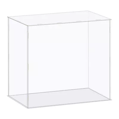 Clear Acrylic Display Case Box Dustproof Protection Showcase For Collectibles • £30.68