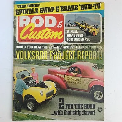 Rod & Custom August 1967-R+C Volksrod Project-Corvair Powered VW-B+M Automotive • $9.68