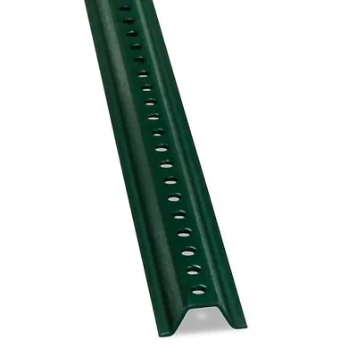 6' U Channel Sign Post Green Baked Enamel Steel 1.12 Lb Medium Weight Pack Of 1 • $29.91