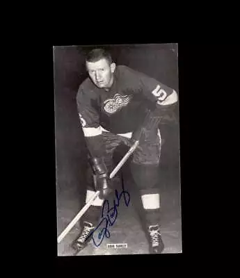 Doug Barkley Signed JD McCarthy Vintage Postcard 1950`s 60`s Detroit Red Wings A • $15