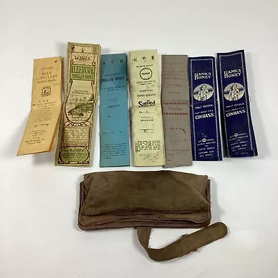 Vtg Snell Hooks And Canvas Bag Hanks Honey Bills Davis Arms Webs Skiltons Rice • $59.99