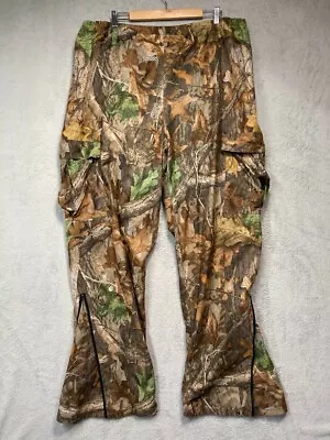 Stearns Dry Wear Camo Pants Men's XL Camouflage 33  Inseam Stretch Waistband • $22.99