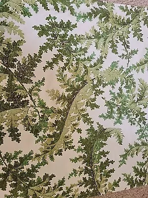 Pottery Barn Green Leaves 24  Throw Pillow 100% Cotton • $29.99