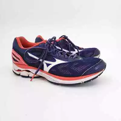 Mizuno Wave Rider 20 Running Shoes Womens Size 8 Purple Coral • $18.71