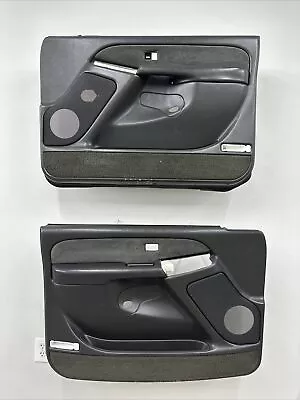 03-07 Chevrolet Silverado GMC Sierra Tahoe Yukon Pair Door Panels OEM Dk Pewter • $329.99