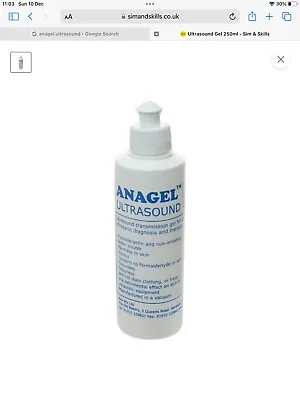 Anagel Ultrasound Gel Bottle 250ml. 50% Used • £1