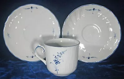 Villeroy & Boch Vieux Luxembourg - Flat Cup And Two Saucers • $32