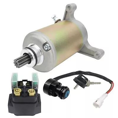 Raptor 350 Starter Motor For Yamaha 350 YFM350R 2004-2013 With Relay Key Switch • $45.03