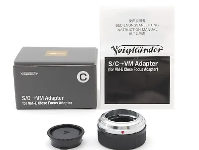 [Almost Unused] Voigtlander S/C-VM Adapter VM-E Close Focus Adapter From JAPAN • $169.99