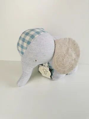 'Happy Horse ' Blue Elephant Plush Soft Toy 1st Birthday/Christmas New Born Gift • £12.50