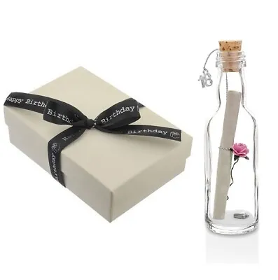 18th Birthday Gifts Girls Personalised Message In A Glass Bottle Gift • £10