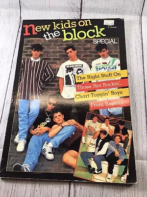 New Kids On The Block Special 1990 Vintage Book Hard Cover Magazine • $19.95