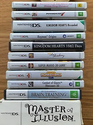 Nintendo DS And 3DS Games - Excellent Used Condition - Free Postage • $24.95
