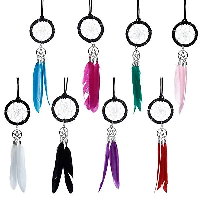 Car Mirror Hanging Accessories Decoration For Men Women Small Mini Dream Catcher • £4.95