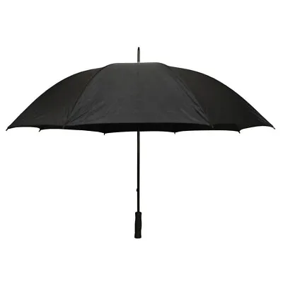 Deluxe Golf Umbrella 5 Ft Tall Rain Protection In Black LARGE XL • $11.48