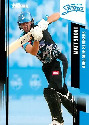 ✺New✺ 2022 2023 ADELAIDE STRIKERS BBL Cricket Card MATT SHORT Traders • $3.99