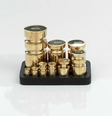 £49.95 • Buy 9 Piece Victor Brass Metric Weights Weight Set With Stand