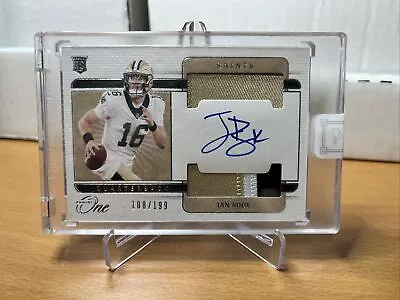 2021 Panini One Ian Book RC Dual Patch Auto RPA 108/199 ROOKIE • $15