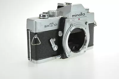 Minolta SRT 101 SLR 35mm Film Body Chrome #G170 • $14.23