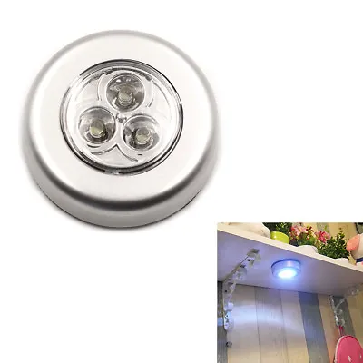 1Pc/Set Led Wireless Stick-On Tap LightSilver For Closets Cabinets Counter`FM • $2.07