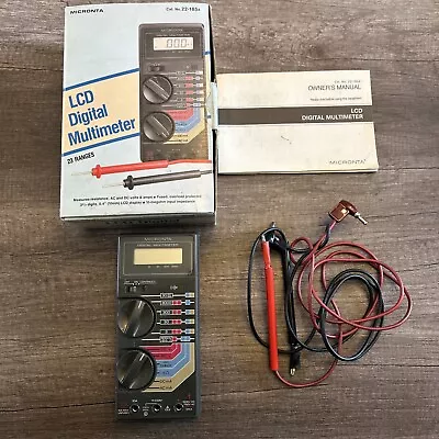 RadioShack Micronta 22-185 Digital Multimeter Unit With Box • $29.99