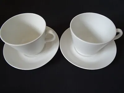 £18 • Buy Cups & Saucers - Qty 2 - Vintage - ARABIA - Made In Finland - Large - White