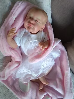 Beautiful Rare SOLE Reborn Baby Girl - Hand Painted SERENITY By Laura Lee Eagles • £299