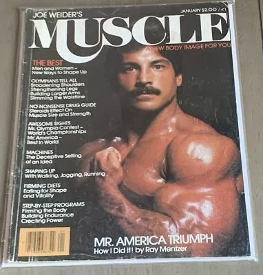 Ray Mentzer Mr. America - Muscle Builder Bodybuilding Magazine - January 1980 • $24.99