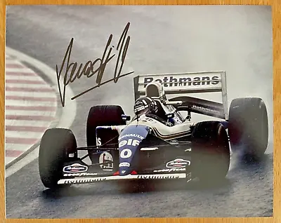 DAMON HILL Signed Autograph PHOTO Fan Gift Print FORMULA ONE F1 Williams • £7.99