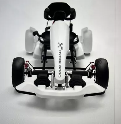 HYPER GOGO Electric GoKart Outdoor Race Pedal Off Road Go Kart For Adults White • $269.99