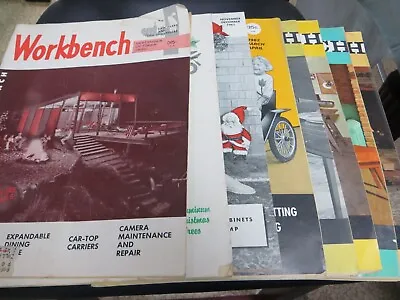 WORKBENCH MAGAZINE HOME PROJECTS VINTAGE 1960's LOT (10) • $25