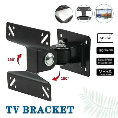 Full Motion Swivel Tilt TV Wall Mount Bracket For 14 15 20 22 24 25 26 Inch UK • £6.95