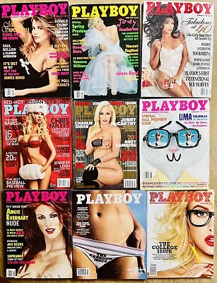 Vintage Playboy Magazines Lot Of 9. Centerfolds Intact. Iconic Covers. VF/NM- • $5