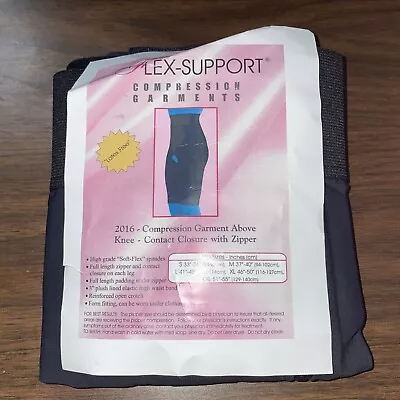 £4.14 • Buy Flex Support Compression Garments Latex Free New Black Zipper 