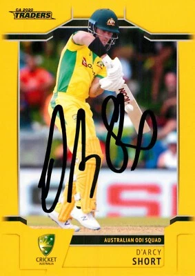 ✺Signed✺ 2020 2021 AUSTRALIA Cricket Card D'ARCY SHORT BBL • $11.99