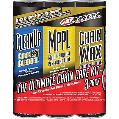 Maxima Ultimate Chain Wax Care Kit - 3/Pack 70-749203 • $35.77