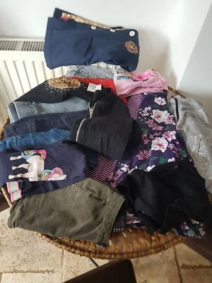 £5.50 • Buy Girls Clothes Bundle Age 5 & 5 - 6 Leggings Jackets Skirt Jumpers 15 Items