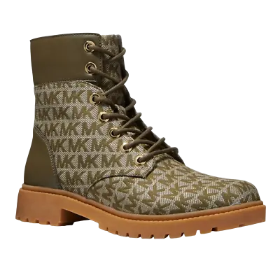 MICHAEL KORS WOMEN BOOTS ALISTAIR BOOTIE Sizes 9-11  40F1AIFEEY OLIVE • $79.98