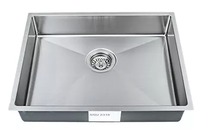 Wells Handcrafted 23  18-gauge Undermount Single Bowl ADA Compliant Kitchen Sink • $143.69